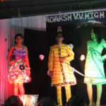 A fashion parade with a difference.