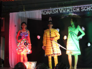 A fashion parade with a difference.